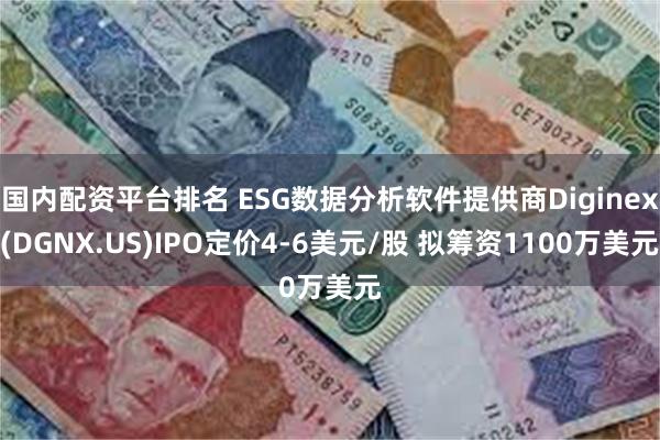 国内配资平台排名 ESG数据分析软件提供商Diginex(DGNX.US)IPO定价4-6美元/股 拟筹资1100万美元