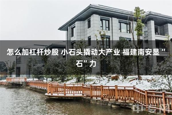 怎么加杠杆炒股 小石头撬动大产业 福建南安显“石”力