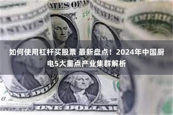 如何使用杠杆买股票 最新盘点！2024年中国厨电5大重点产业集群解析